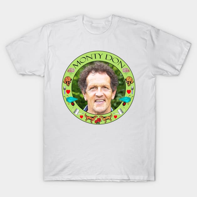 Monty Don T-Shirt by Bugsponge